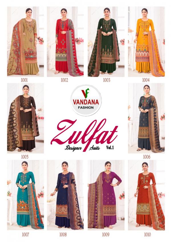 Vandana Zulfat Vol-1 Soft Cotton Designer Exclusive Dress Material